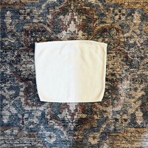Zara White Strapless Tube Top